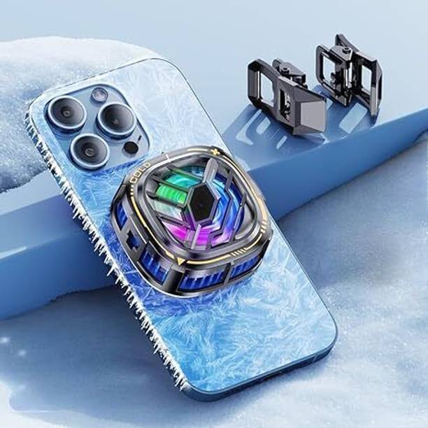 PAPLAJ ENTERPRISES NEW_X76 Pro Gaming Cooler High-Speed Fan with Magnetic Grip 1 Fan Cooling Pad