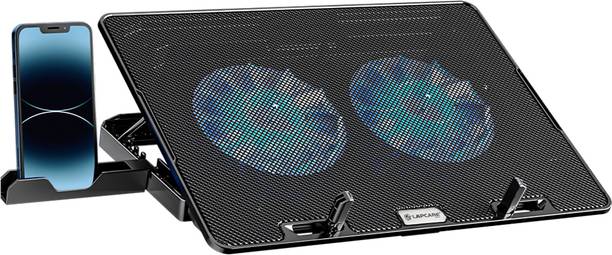 LAPCARE DCX-A101 2 Fan Ergonomic Cooling Pad with Adjustable Height