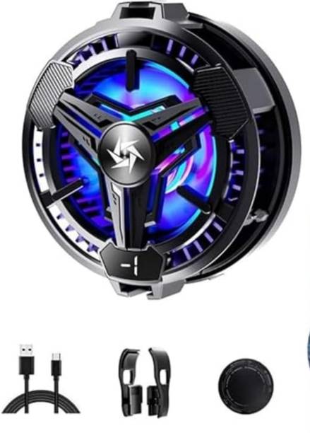 PAPLAJ ENTERPRISES Gaming Phone Cooler Fan – Mobile Cooling Fan for Gaming, iPad Cooler for Gaming 1 Fan Ergonomic Cooling Pad with Adjustable Height