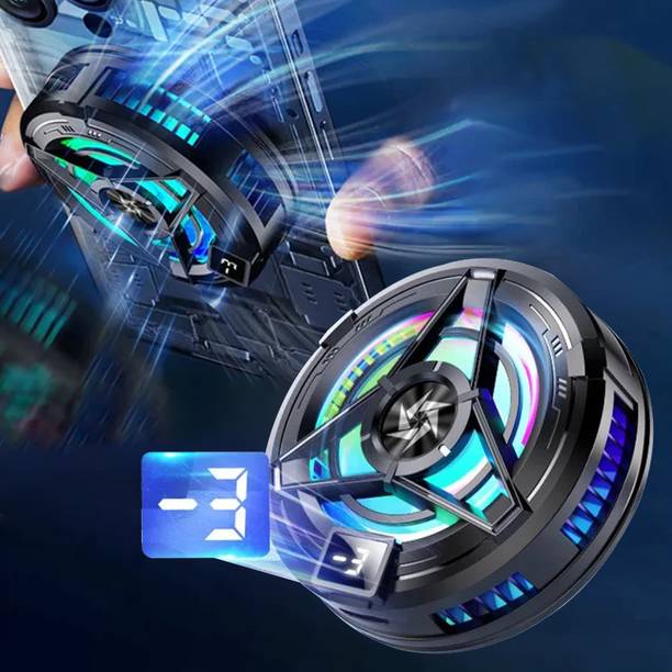 MOOZMOB Phone Gaming Cooler for Mobiles, Long Gaming and Filming Session Mobile Radiator Cooling USB फैन