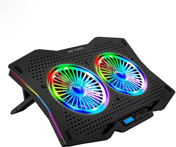 Ant Esports NC280 RGB Gaming Notebook Cooler, USB Powered Fan, 10" - 17" Gaming Laptop 2 Fan Cooling Pad