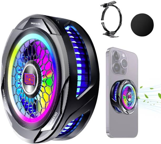 Cubonic SL25 Real- Ice*(15W) Magnetic|Clip-on|Adhesive Cool-Transfer Plate| Type C Wired|RGB|Dual Peltier Tech|ThermoCool Semiconductor Mobile Chilling USB Fan