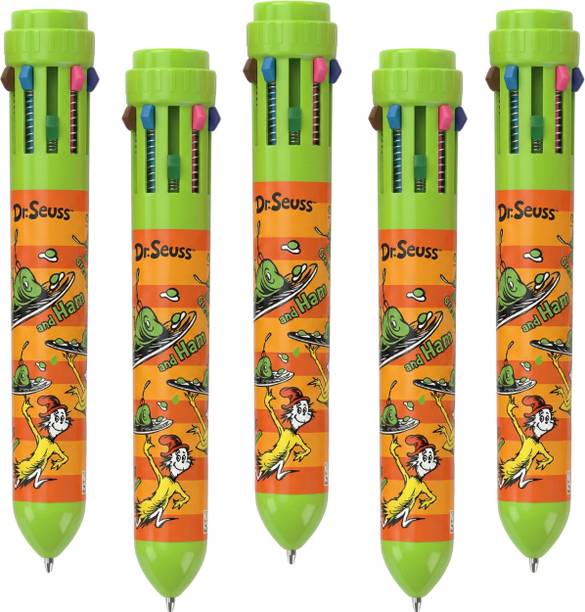 careforkids Fancy 10-in-1 Pens for School Kids Round Shaped Color Pencils