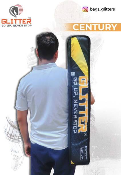 Glitter CRICKET BAT COVER CENTURY FULL PADDED WITH MOBI...