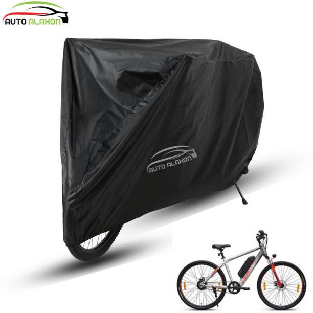 AUTO ALAXON Universal Waterproof Cycle Cover / Bicycle Cover for Hero Cycles - Black Bicycle Cover Free Size