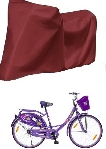 PINGA MAROON_cycle-DS-411 Bicycle Cover Free Size