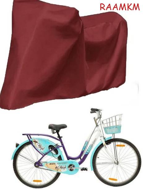 PINGA MAROON_cycle-DS-452 Bicycle Cover Free Size