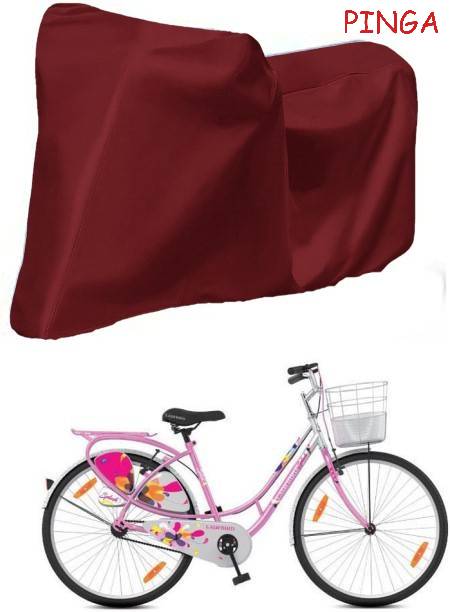 PINGA MAROON_cycle-DS-233 Bicycle Cover Free Size