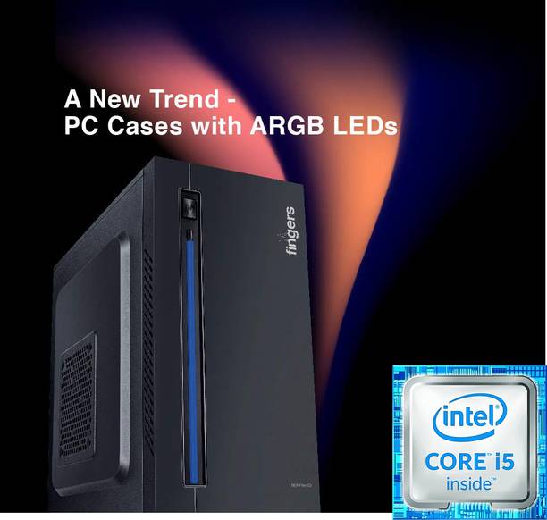 shopadda Gaming Desktop - Intel® Core™ i5-2400 [4 Cores, 4 Threads] | RGB-Flow C2 [VTG] 2nd Generation Intel Core i5 Processor (8 GB RAM/Intel® HD Graphics/1024 GB Hard Disk/256 GB SSD Capacity/Windows 11 Pro/1 GB Graphics Memory) Gaming Tower with MS Office