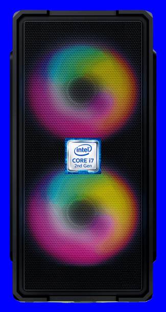 SOFTLINE Intel Core i7 (2nd Gen) Quad Core Processor [8MB Cache, 3.40 GHz] [HKO-N5] Core™ i7 - 2600 Processor | Gaming Computer with RGB Fans (8 GB RAM/Intel® Ultra HD 2000 Graphics/256 GB SSD Capacity/Windows 11 Pro) Mini Gaming Tower with MS Office