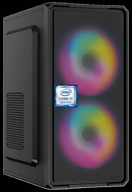 MSARUNA Intel Core i7-2600 Processor [8MB Cache, 3.40 GHz] [EIM-N5] Intel® Core™ i7 - 2600 Processor | Gaming PC | RGB-Majesty-N5 (8 GB RAM/Intel® Ultra HD 4K Graphics/256 GB SSD Capacity/Windows 11 Pro) Gaming Tower with MS Office