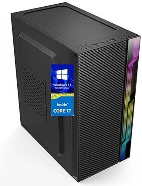 CloudVU Desktop PC CPU Core i7 | 16GB RAM | NVMe 1TB SSD | Windows 11 Pro Licence I7 4770 (16 GB RAM/Intel HD Graphics 4200 Graphics/1 TB SSD Capacity/Windows 11 Pro/2 GB Graphics Memory) Mid Tower with MS Office