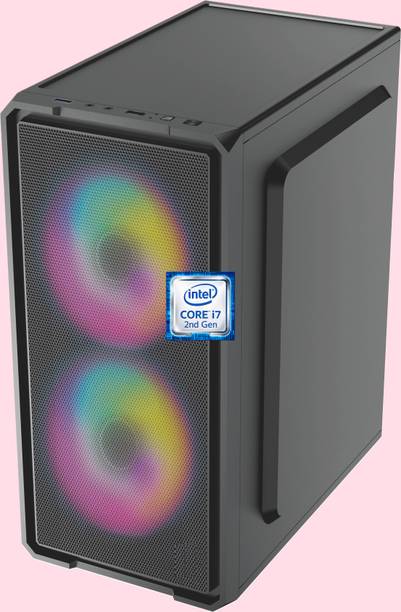 LF Intel Core i7-2600 Quad Core Processor [8MB Cache, 3.40 GHz] [CTG-N5] RGB-Majesty-N5 | Intel® Core™ i7 - 2600 Processor (8 GB RAM/Intel UHD 4K Graphics/256 GB SSD Capacity/Windows 11 Pro) Gaming Tower with MS Office