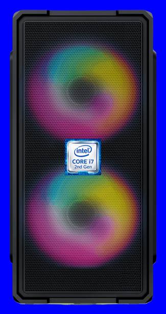MASTERROD Core™ i7-2600 Processor [4 Cores, 8 Threads, 3.40 GHz] [IOO-N5] Core i7 - 2600 Quad Core Processor | RGB-Majesty-N5 | Gaming PC (8 GB RAM/Intel® Ultra HD 4K Graphics/256 GB SSD Capacity/Windows 11 Pro) Mini Gaming Tower with MS Office