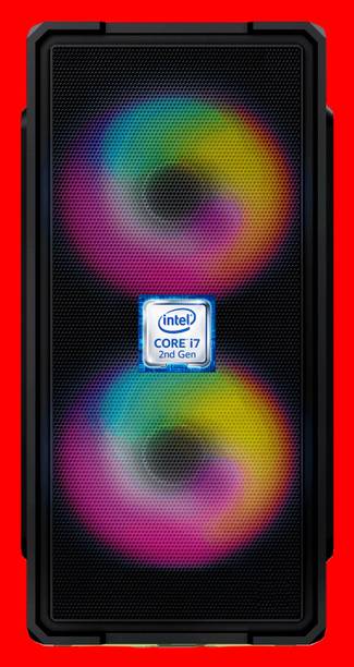 MASTERROD Core™ i7 - 2600 Quad Core Processor [8MB Smart Cache, Up to 3.80 GHz] [IRJ-N5] Intel® Core™ i7-2600 Quad Core Processor | Gaming Desktop with RGB Fans (8 GB RAM/Intel HD 2000 Graphics/256 GB SSD Capacity/Windows 11 Pro) Mini Tower with MS Office