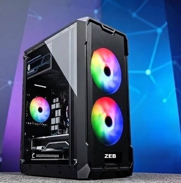 ZEB i5-4th-8g-500s i5-4th Gen (8 GB RAM/Intel® HD Graphics 4600 Graphics/500 GB SSD Capacity/Windows 10 (64-bit)) Mid Tower with MS Office