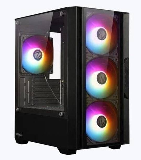 rionix Gaming Core Fire INTEL CORE I5 (8 GB RAM/1 Gb Hd Onboard Graphics/501 GB Hard Disk/120 GB SSD Capacity/Windows 11 Pro/1 GB Graphics Memory) Full Tower with MS Office