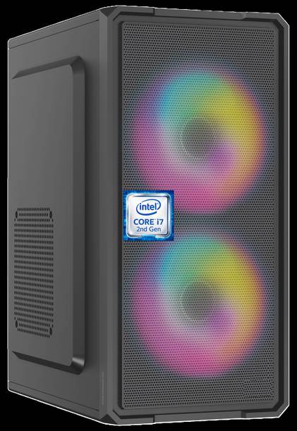 LF Intel® Core™ i7-2600 Processor [8MB Cache, Up to 3.80 GHz] [DVC-N5] Intel Core i7 - 2600 Processor | RGB-Majesty-N5 (8 GB RAM/Intel® Ultra HD 2000 Graphics/256 GB SSD Capacity/Windows 11 Pro) Gaming Tower with MS Office