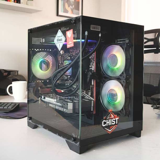 chist GX55 GAMING RYZEN 5 5500 (16 GB RAM/RTX 3050 6GB DDR6 Graphics/512 GB SSD Capacity/Windows 11 Pro/6 GB Graphics Memory) Gaming Tower