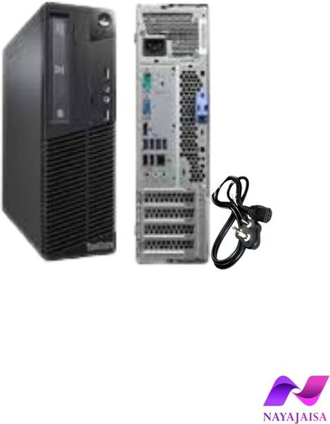 Nayajaisa (Refurbished)Thinkcentre M73 SFF i5 4th 16-256 LGA 1150 (16 GB RAM/WiFi/MS Office/USB/Ethernet/Black/1 Year Warranty/ HD Graphics/256 GB SSD Capacity/Windows 11 Pro) Ultra Tower