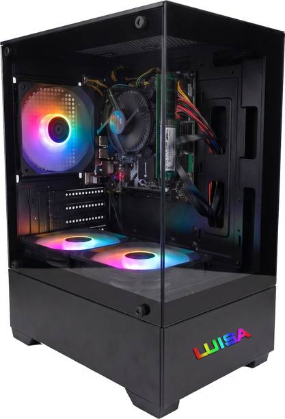 LUISA GAMEING ICECAP i5-3470-8GB RAM-128GB SSD-500GB HDD Intel® Core™ i5 3470 Processor (8 GB RAM/Intel® HD Graphics 2500 Graphics/500 GB Hard Disk/128 GB SSD Capacity/Windows 10 (64-bit)) Gaming Tower with MS Office