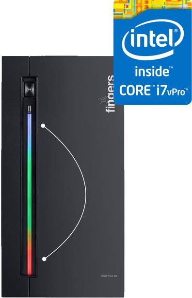 LATHOR Intel® Core™ i7 - 3770 [4 Cores, 8 Threads] [16GB RAM/1024GB SSD] Flow-C2 [RQW] Core i7 - 3770 Processor (16 GB RAM/Intel® HD Graphics/1 TB SSD Capacity/Windows 11 Pro) Gaming Tower with MS Office