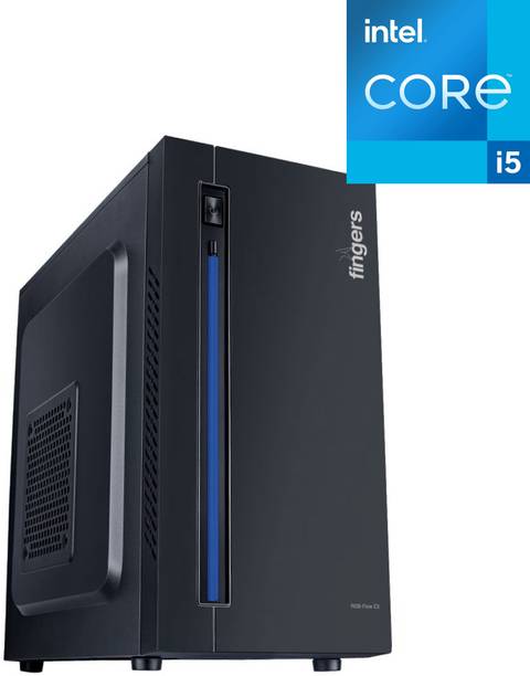 shopadda Intel® Core™ i5-2400 [4 Cores, 4 Threads] | Fingers RGB-Flow C2 [NJB] Gaming Computer - Intel Core i5-2400 Processor (8 GB RAM/Intel® Ultra HD Graphics/1 TB Hard Disk/256 GB SSD Capacity/Windows 11 Pro/1 GB Graphics Memory) Gaming Tower with MS Office