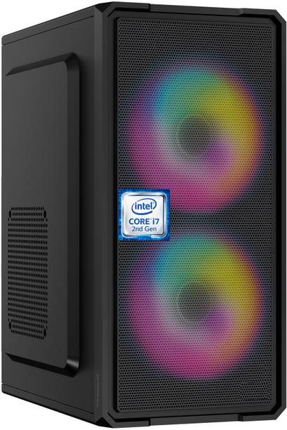 ShopSmart Intel® Core™ i7-2600 Processor [4 Cores, 8 Threads, Up to 3.80 GHz] [HGE-N5] Intel® Core™ i7 - 2600 Processor | Dual RGB Fans (8 GB RAM/Intel Ultra HD Graphics/256 GB SSD Capacity/Windows 11 Pro) Gaming Tower with MS Office