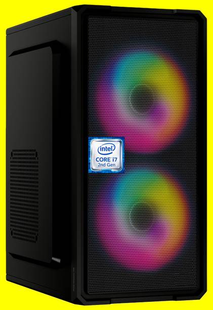 ODPRIDE Intel® Core™ i7-2600 Quad Core Processor [8MB Smart Cache, 3.40 GHz] [GUE-N5] Gaming Computer with RGB Fans | Intel® Core™ i7 - 2600 Quad Core Processor (8 GB RAM/Intel® Ultra HD 4K Graphics/256 GB SSD Capacity/Windows 11 Pro) Gaming Tower with MS Office