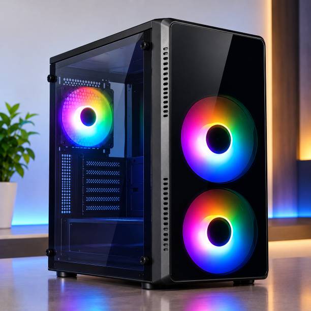 MegaDesk GAMING SERIES I5 (8 GB RAM/ON BOARD Graphics/128 GB SSD Capacity/Windows 11 Pro/1 GB Graphics Memory) Mid Tower with MS Office