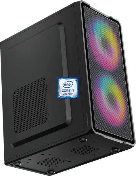 Longan Intel Core i7-2600 Processor [8MB Smart Cache, Up to 3.80 GHz] [IYA-N5] Intel Core i7 - 2600 Processor | RGB-Majesty-N5 (8 GB RAM/Intel® Ultra HD 2000 Graphics/256 GB SSD Capacity/Windows 11 Pro) Gaming Tower with MS Office
