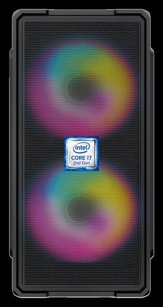 Longan Intel Core i7-2600 Processor [4 Cores, 8 Threads, 8MB Cache, 3.40 GHz] [HQA-N5] Gaming Computer with RGB Fans | Intel® Core™ i7 - 2600 Processor (8 GB RAM/Intel® HD 2000 Graphics/256 GB SSD Capacity/Windows 11 Pro) Gaming Tower with MS Office