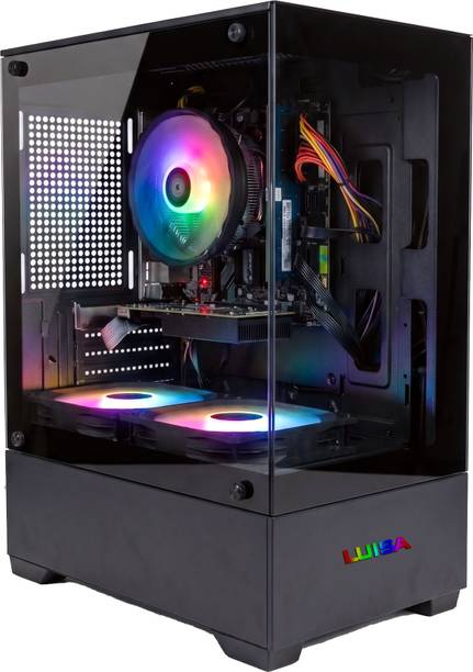 LUISA GAMEING ICECAP i5-3470-16GB RAM-256GB SSD-1TB HDD-4GB GRAPHIC CARD Intel® Core™ i5 3470 Processor (16 GB RAM/NVIDIA Graphics/1 TB Hard Disk/256 GB SSD Capacity/Windows 10 (64-bit)/4 GB Graphics Memory) Gaming Tower with MS Office