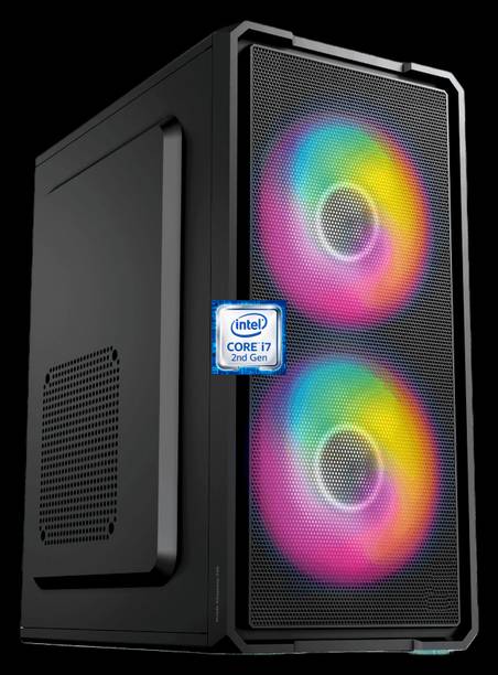M-SAIF Core i7 - 2600 Quad Core Processor [8MB Cache, 3.40 GHz] [ACD-N5] Intel Core i7-2600 Quad Core Processor | Gaming PC | RGB-Majesty-N5 (8 GB RAM/Intel® UHD 2000 Graphics/256 GB SSD Capacity/Windows 11 Pro) Mini Tower with MS Office