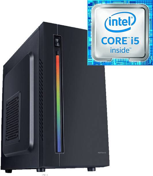 Brand Cell Gaming Computer - Intel® Core™ i5-2400 [4 Cores, 4 Threads] | RGB-Flow C2 [CZX] 2nd Generation Intel® Core™ i5 Processor (8 GB RAM/Intel® UHD 2000 Graphics/1024 GB Hard Disk/256 GB SSD Capacity/Windows 11 Pro/1 GB Graphics Memory) Gaming Tower with MS Office