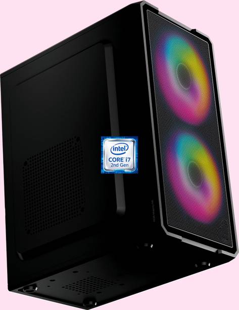 KEAMPER Intel Core i7-2600 Processor [8MB Smart Cache, 3.40 GHz] [BEQ-N5] Gaming PC with RGB Fans | Intel® Core™ i7 - 2600 Processor (8 GB RAM/Intel® UHD Graphics/256 GB SSD Capacity/Windows 11 Pro) Gaming Tower with MS Office