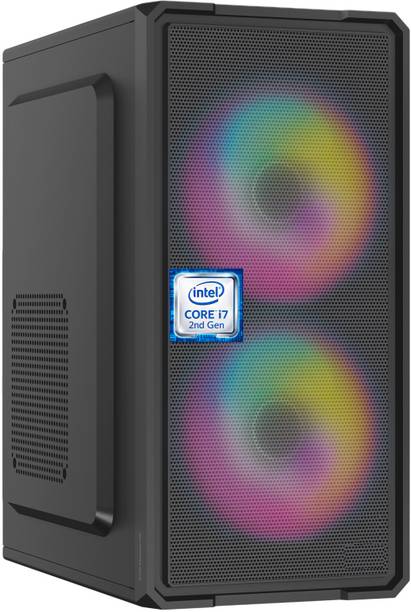 KL GOLD Intel® Core™ i7-2600 Quad Core Processor [CDS-N5] Intel Core i7 - 2600 Quad Core Processor | Dual RGB Fans (8 GB RAM/Intel® Ultra HD 4K Graphics/256 GB SSD Capacity/Windows 11 Pro) Gaming Tower with MS Office