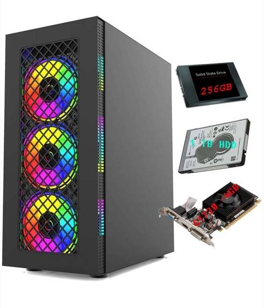 ZEB KORA JI CORE I5 7TH GEN GAMING CPU Intel core i5 7th gen processor (16 GB RAM/NVIDIA GT 730 Graphics/1 TB Hard Disk/256 GB SSD Capacity/Windows 11 Pro/4 GB Graphics Memory) Gaming Tower
