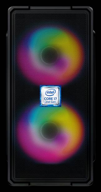 Longan Intel® Core™ i7-2600 [4 Cores, 8 Threads, 8MB Cache, Up to 3.80 GHz] [IYU-N5] Intel® Core™ i7 - 2600 Quad Core Processor | Dual RGB Fans (8 GB RAM/Intel® UHD Graphics/256 GB SSD Capacity/Windows 11 Pro) Gaming Tower with MS Office