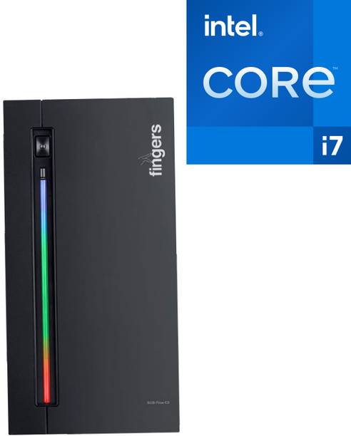 LATHOR Intel Core™ i7-3770 [16GB RAM / 1TB SSD] Flow-C2 CPU [HDH] Core i7-3770 (16 GB RAM/Intel® Ultra HD 4000 4K Graphics/1 TB SSD Capacity/Windows 11 Pro) Gaming Tower with MS Office