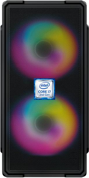 MASTERROD Core™ i7 (2nd Gen) Processor [8MB Smart Cache, Up to 3.80 GHz] [CJT-N5] RGB-Majesty-N5 | Gaming PC | Core™ i7-2600 Quad Core Processor (8 GB RAM/Intel® HD Graphics/256 GB SSD Capacity/Windows 11 Pro) Mid Tower with MS Office