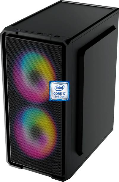 KL GOLD Intel® Core™ i7 - 2600 Processor [4 Cores, 8 Threads, 3.40 GHz] [CEJ-N5] Core i7-2600 Quad Core Processor | RGB-Majesty-N5 | Gaming PC (8 GB RAM/Intel® UHD 4K Graphics/256 GB SSD Capacity/Windows 11 Pro) Mid Tower with MS Office