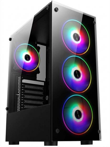 Frontech YODHA CORE i7 8TH GEN GAMING CPU INTEL CORE i7 8TH GEN PROCESSOR (16 GB RAM/AMD RX 550 Graphics/4 TB Hard Disk/256 GB SSD Capacity/Windows 11 Pro/4 GB Graphics Memory) Gaming Tower