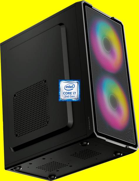 Longan Intel Core i7-2600 Processor [8MB Smart Cache, Up to 3.80 GHz] [CGY-N5] Intel® Core™ i7 - 2600 Processor | Gaming Desktop with RGB Fans (8 GB RAM/Intel® Ultra HD 2000 Graphics/256 GB SSD Capacity/Windows 11 Pro) Gaming Tower with MS Office