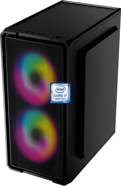SOFTLINE Intel Core i7 - 2600 Quad Core Processor [8MB Cache, 3.40 GHz] [HGZ-N5] Core i7-2600 Processor | RGB-Majesty-N5 | Gaming PC (8 GB RAM/Intel Ultra HD 4K Graphics/256 GB SSD Capacity/Windows 11 Pro) Mid Tower with MS Office