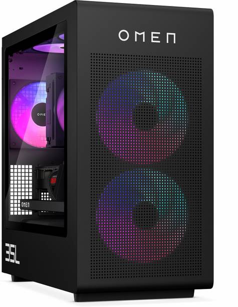 HP OMEN 35L Gaming Desktop GT16-0017in Intel® Core™ Ultra 5 225F (16 GB RAM/NVIDIA® GeForce RTX™ 5060 Graphics/1 TB Hard Disk/1 TB SSD Capacity/Windows 11 Home (64-bit)/8 GB Graphics Memory) Gaming Tower