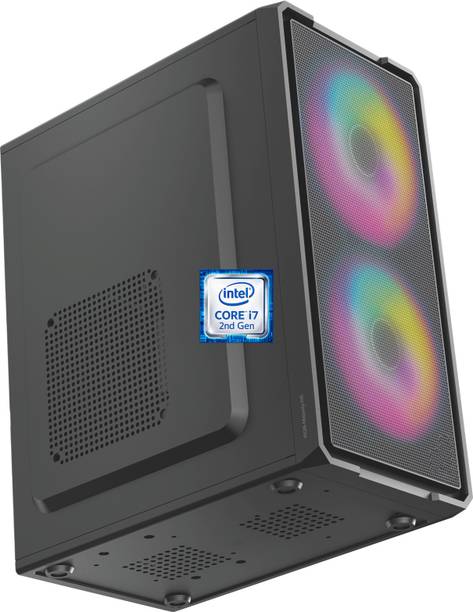 SOFTLINE Intel® Core™ i7 - 2600 Processor [4 Cores, 8 Threads] [FCF-N5] Core™ i7-2600 Processor | RGB-Majesty-N5 (8 GB RAM/Intel Ultra HD 4K Graphics/256 GB SSD Capacity/Windows 11 Pro) Mid Tower with MS Office