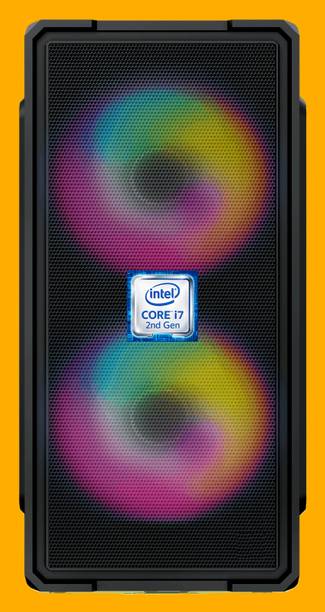Longan Intel® Core™ i7 (2nd Gen) Quad Core [8MB Smart Cache, 3.40 GHz] [DSE-N5] Gaming PC | RGB-Majesty-N5 | Intel® Core™ i7 - 2600 Quad Core Processor (8 GB RAM/Intel UHD 4K Graphics/256 GB SSD Capacity/Windows 11 Pro) Gaming Tower with MS Office