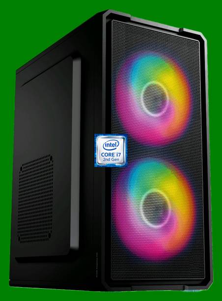 KL GOLD Intel® Core™ i7 (2nd Gen) Quad Core [8MB Cache, Up to 3.80 GHz] [BOM-N5] Gaming PC | RGB-Majesty-N5 | Intel® Core™ i7 - 2600 Processor (8 GB RAM/Intel® Ultra HD 4K Graphics/256 GB SSD Capacity/Windows 11 Pro) Gaming Tower with MS Office