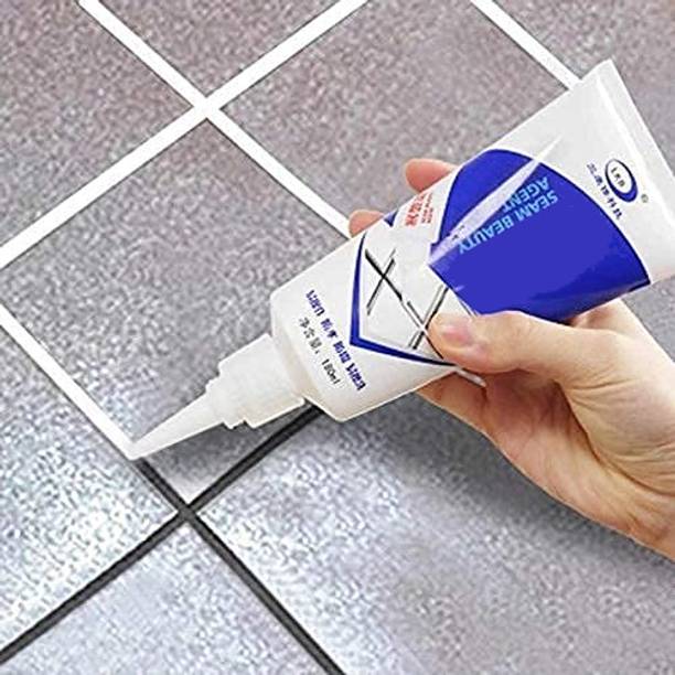 Exzer Tile Gap Filler Waterproof White Sealant Agent Tube Paste for Kitchen, Bathroom Crack Filler